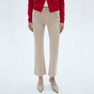Mango Sienna Flared Crop Jean